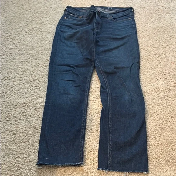 J crew Blue Straight Leg Jeans Classic Style - Picture 2 of 4